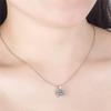 Korean Version of the Moon Necklace Female Girlfriend Clavicle Chain Simple Temperament Flash Drill Star Pendant