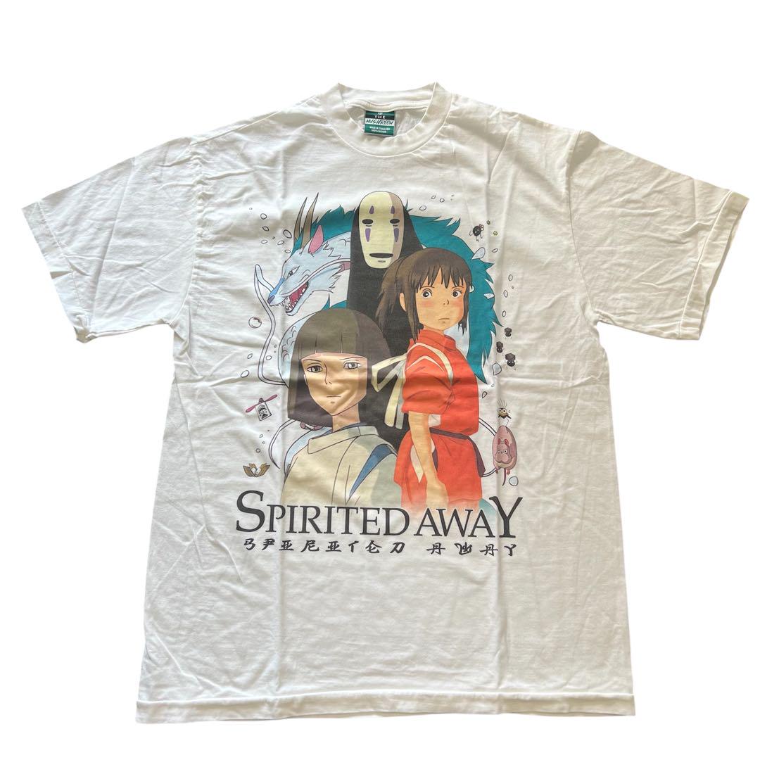 

[USED] 2000s~ Spirited Away Anime T-shirt White XL Bootie Ghibli