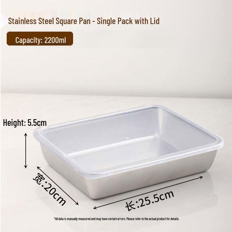 Youluo Glass Food Storage Container with Stainless Steel Lid