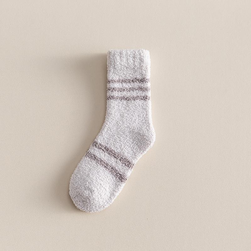 

Мужские осенне-зимние утолщенные махровые коралловые бархатные гольфы для пола 1 pair бежевый