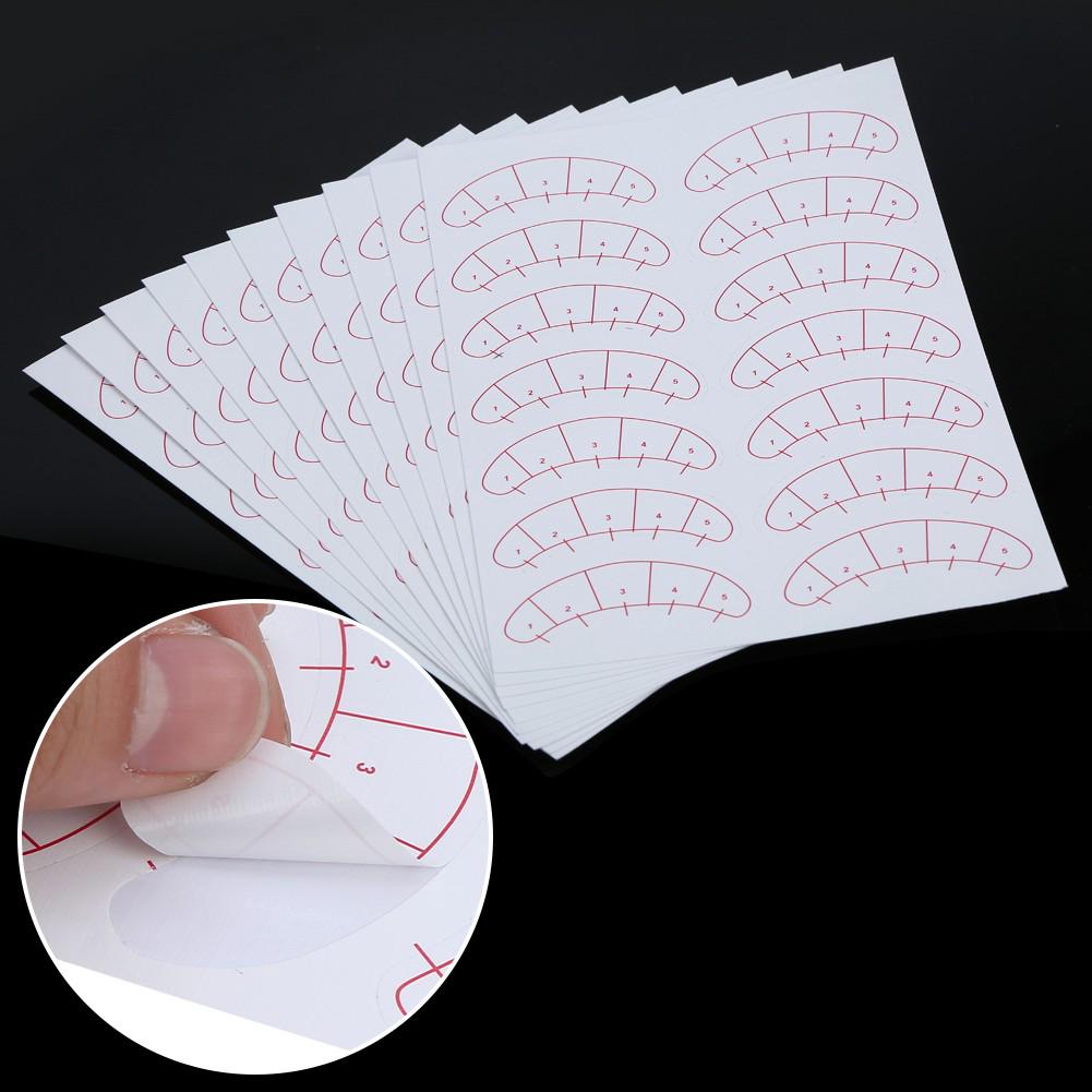 140PCS Eyelashes Extension Adhesive Sticker Eye Lash Isolation Positioning Pads Patches Tool
