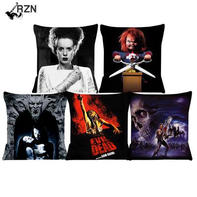 Fundas de Cojín Decorativas 45x45cm EvilDead Fotogramas de Película Almohada para sillas Cojines Decorativos para sofá Funda de Cojín