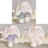 Plüsch-Hasenpuppe mit Kleid Weiche Baumwollfüllung für Kinder und Teenager Geschenk