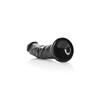 RealRock - Curved realistic dildo with balls and suction cup 25.5 cm