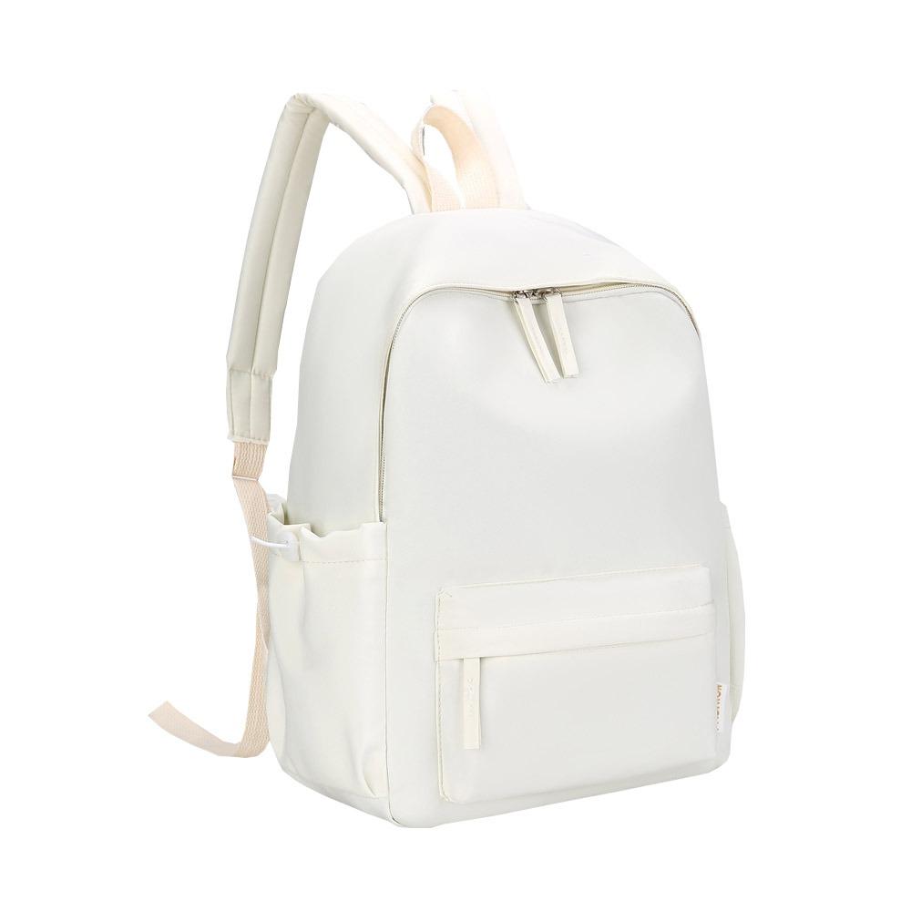 

Small Pack Student Shoulder Bag Korean Style Casual Backpack Portable Solid Color Backpack Gift белый