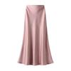 WB Silk Satin Midi Skirt