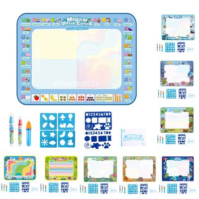 Wasserpad, 78,7 x 58,4 cm, extragroßes Kunst-Aquarellpad, wiederverwendbares, faltbares Wassermalpad, pädagogisches Malspielzeugset für Kinder ab 3 Jahren