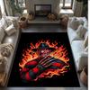 Freddy Krueger Printed Crystal Velvet Area Rug, Soft Anti-Slip Water Absorbent Floor Mat for Living Room Bedroom