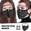 1 Stück Fahrradmaske mit Aktivkohlefilter Maske PM2.5 Anti-Verschmutzung Waschbare Sportmaske Outdoor-Sport Trainingsmaske