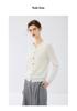 Cashmere Autumn/Winter Women's Round Neck Buttoned Cardigan
