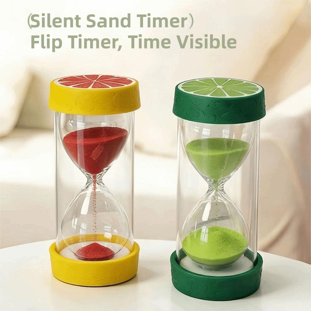 Portable Fruit Sand Clock Colorful Sand Hourglass Timer Stylish 3 Minutes Hourglass Child