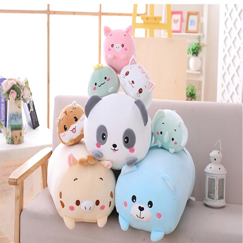 Adorable Cartoon Cat Dinosaur Bear Deer Plush Toy Doll For Cozy Sleeping Cuddles