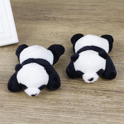 Íman Panda de Pelúcia Macia Fofa - Oval Tecido Decoração de Quadro Branco e Frigorífico Perfeito Para Presentear e Organizar Presente Estilo Chinês