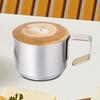 Coffee Mug With Handle Stainless Steel Double Walled Tea Cup Stackable Drinking Mug With Handle Camping Drinkware For Home