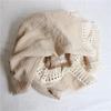 Cotton Muslin Swaddle Blankets for Newborn Baby Tassel Receiving Blanket New Born Swaddle Wrap