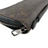 LOUIS VUITTON M61506 Round zip wallet Monogram macacer leather Zippy XL business bag Brown leather Used
