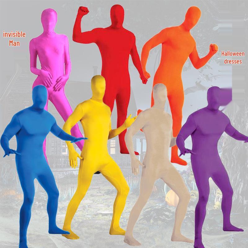 Invisible Man Halloween Costume: Full Invisibility Cloak & Bodysuit for Adults