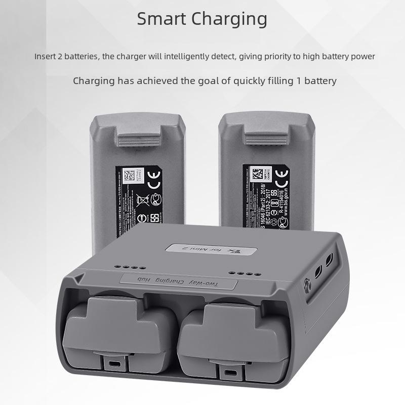 

Двонаправлений USB-зарядний пристрій MINI 2/MINI SE та Power Bank для DJI чорний