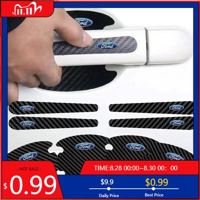 Autoaufkleber 2026 Auto-Türgriff-Aufkleber für Ford Focus Galaxy Kuga Mondeo S MAX Escape Fiesta Ranger Transit Edge Abzeichen Rückspiegel