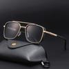New Trends Oval Frame Fashion Sunglasses Women Men Classic Metal Square Frame Luxury Sunglasses Outdoor UV400 Sunshade Goggles