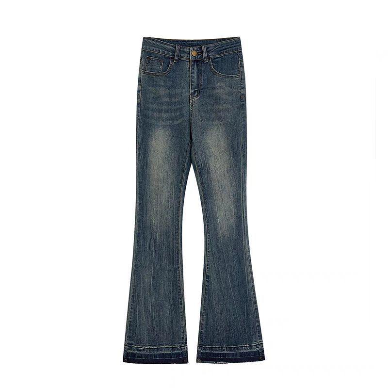 New 2025 High-Waist Plus Size Slimming Wide-Leg Jeans for Pear-Shaped Women