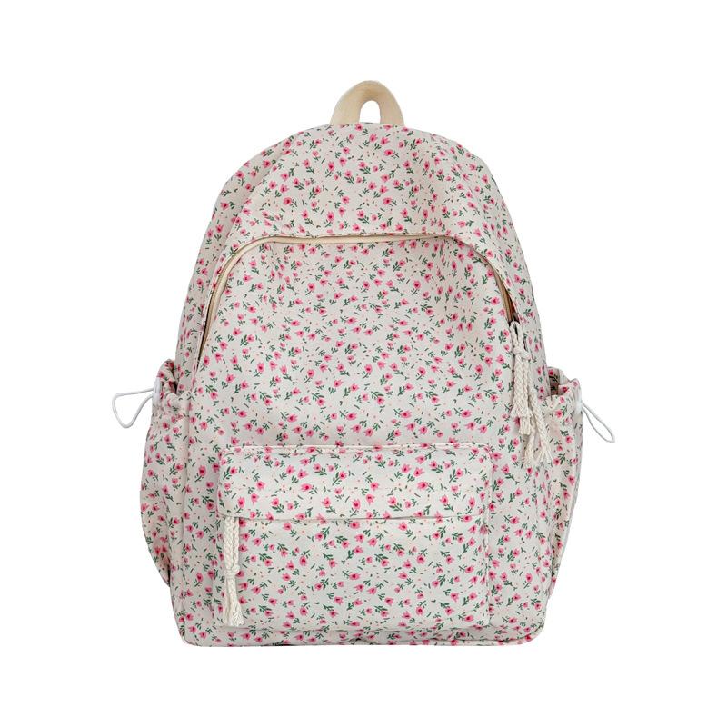 Harajuku Student Schoolbag Small Fresh Print Backpack Female High School College Student College Style Girl Backpack
