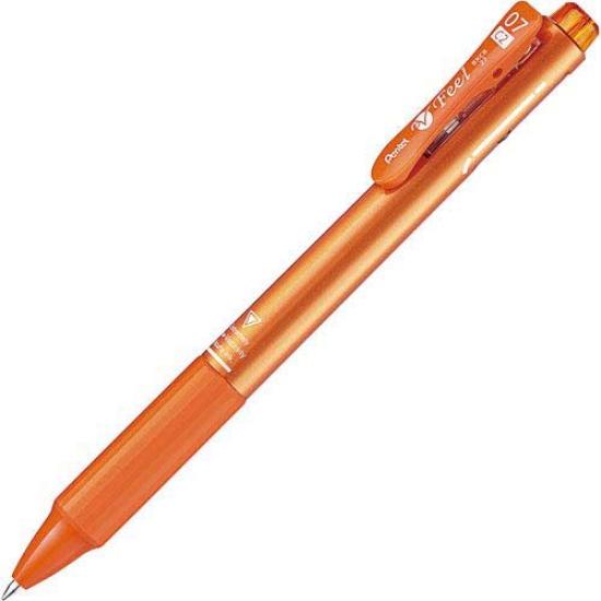 

Pentel Vicuna Feel Шариковая ручка Металлический черный BXCB27MF 2-цветная ручка, Оранжевый, Чернила и Красный, 0,7 мм (Прекрасный Совет) чёрный