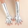 Imitation Leather PU Leather Gloves Punk Style Cosplay Gloves  Hip Hop Performance