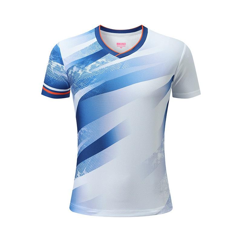 Quick-Dry Badminton Sport Set Men Women - Breathable Short Sleeve Top Matching Bottoms Training Competition