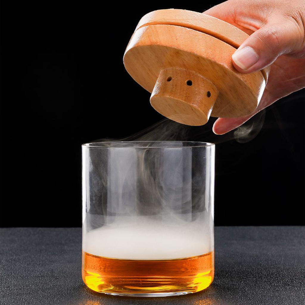 Cocktail Smoker Kit,Smoking Set with5/4Wood Chips,Old Fashioned Whiskey Smoker Drinks Kit,Cocktail Accessories for Whiskey,Drink