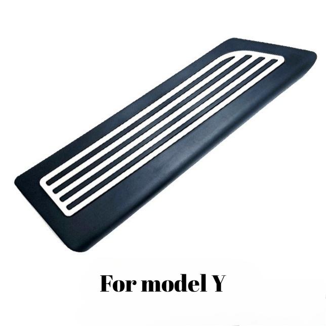 For Tesla Model 3 Model Y Aluminum Alloy Anti-Slip Foot Pedals Set Brake Gas Accelerator Rest Pedal Black Car Accessories