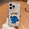Cute Miss Mirror Cartoon Phone Case For Samsung Galaxy S25 S24 S23 S22 S21 S20 Note20 Edge FE Ultra Plus 4G 5G Clear TPU Cover