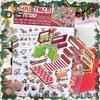 4Pcs DIY 3D House Stickers Kit Adults Kids Reusable Stress-Reducing Miniature Scene Sticker Set DIY Projects Gift