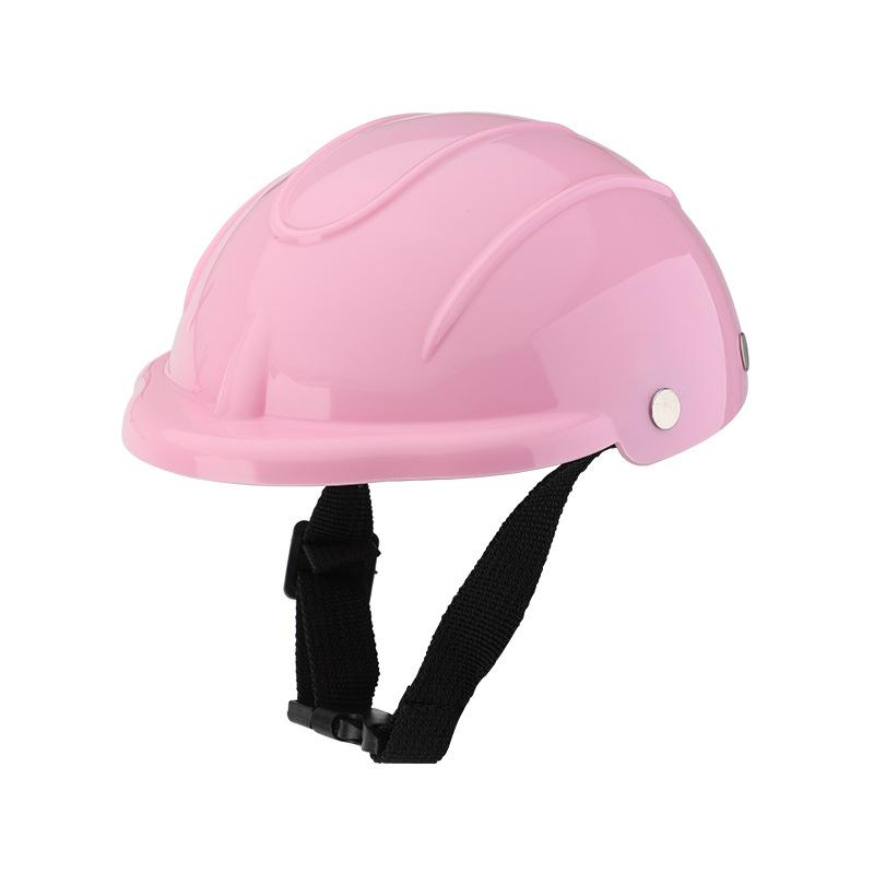 

Питомец Локомотив Шляпа Каска Новинка для Кошка Собака Головной убор Игрушка для питомца Шляпа Защитный шлем для футбольных игр Собачьи кепки Головной убор M розовый