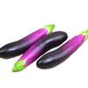 2pcs Lightweight Foam Eggplants Artificial Eggplants Simulated Vegetable Simulation Aubergines Accessory Home Decor