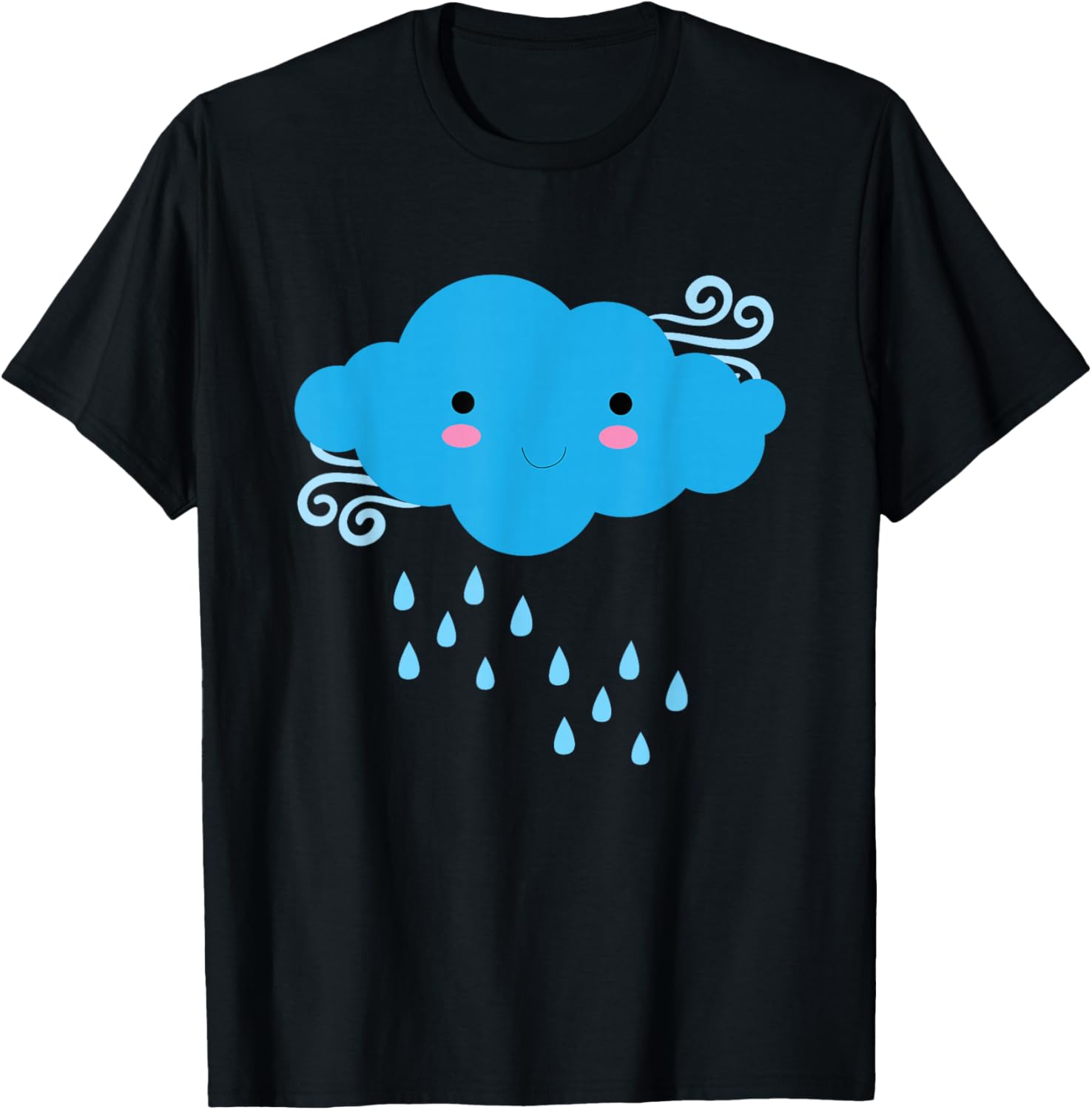 Cloud Rain Sky Nature Clouding IT Computing Fun T-Shirt Unisex T-Shirt M