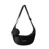 Japanese casual dumpling bag sports wind messenger bag women's large-capacity canvas bag students class shoulder commuting bag tide