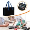 Toy Case Storage Bag with Zippers Carrier Lightweight Holds 18 Mini Toys Cars Gift Protection