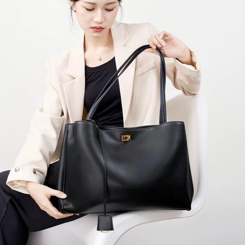 Luxury Brand Tote Bag Premium Textured Shoulder Bag New Fashiable Women's Bag Large Capacity High-quality Leather Underarm Bag