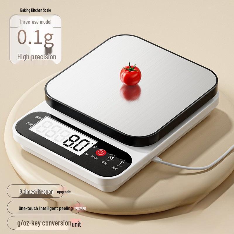 Compact Kitchen Digital Gram Scale for Precise Baking and Food Weighing
