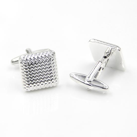 Men's Fashion Square Shape Cufflinks Shirt Cuff Links Party Wedding Groom Decor
