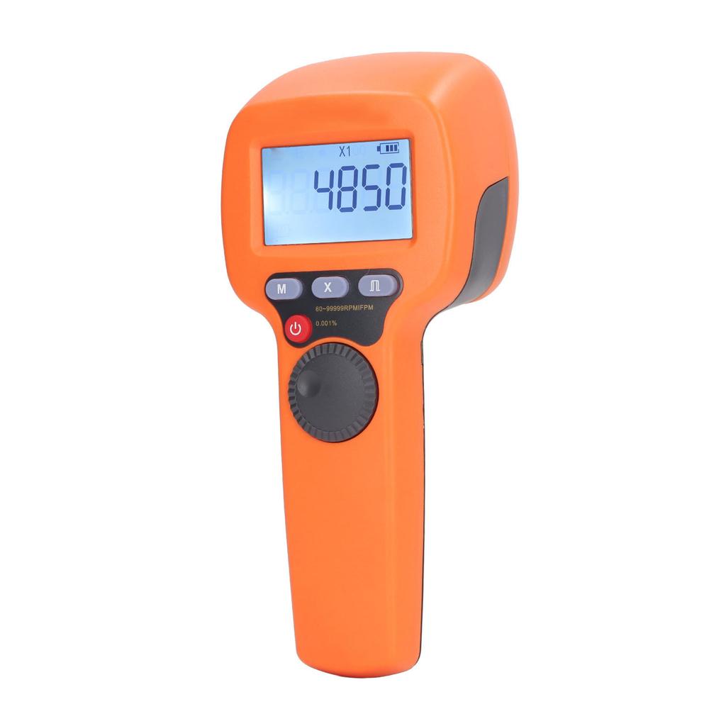 Digital Handheld Stroboscope High Accuracy Prevents Contact LED Flash Strobe Speedometer for HVAC