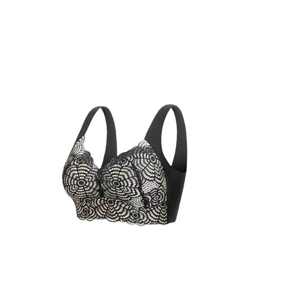 Δαντελένιο Ασύρματο Push-Up Σουτιέν Μεγάλου Μεγέθους - Σέξι Στυλ Γιλέκου για Γυναίκες