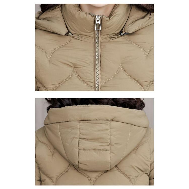 Stilvoller kurzer Winter-Daunenbaumwollmantel für Damen, bequem und warm, perfekt für die Herbst- und Wintersaison