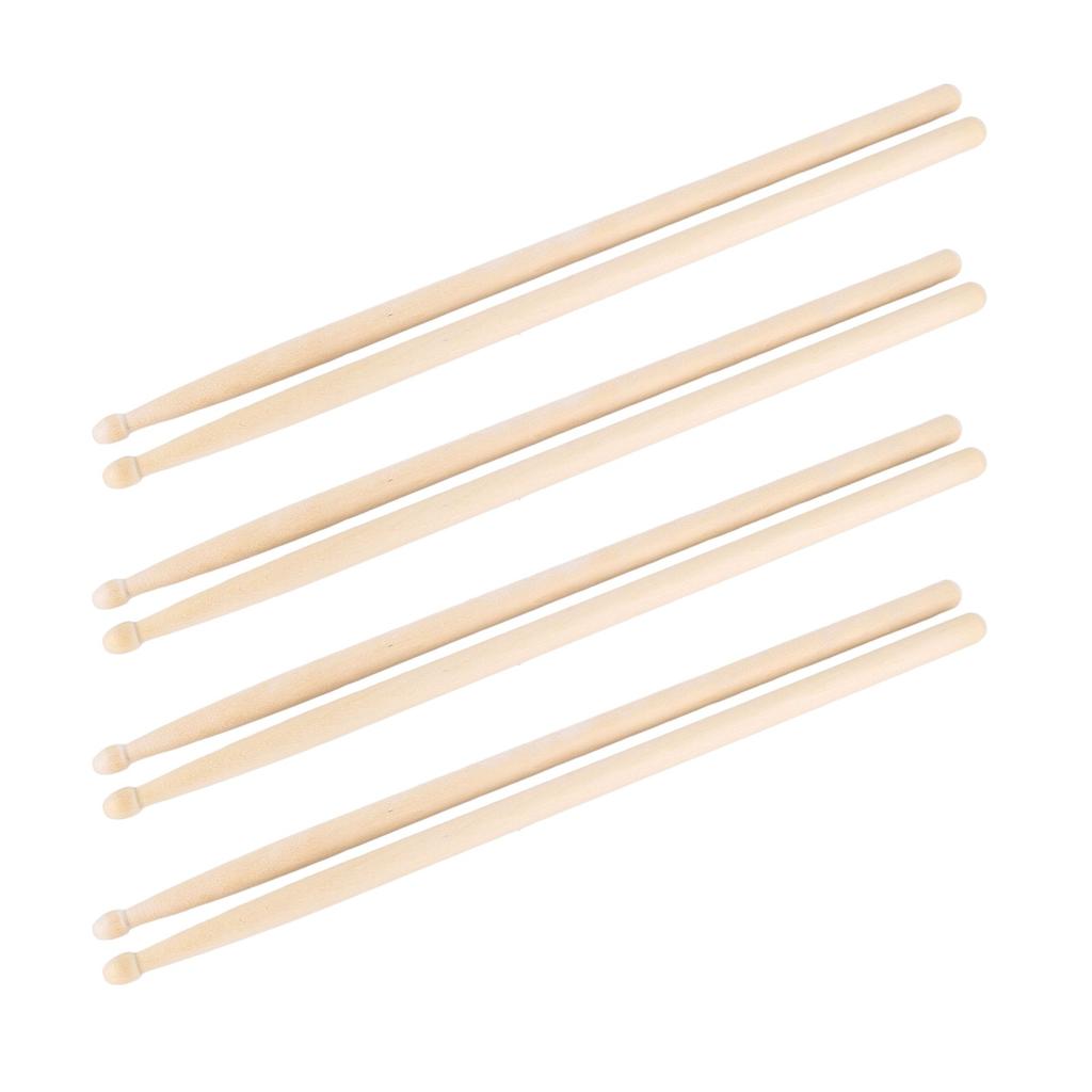 10 Pairs Drum Mallet 7A Wood Drumstick Wooden Drum Stick Instrument Accessory for Playing Replacement
