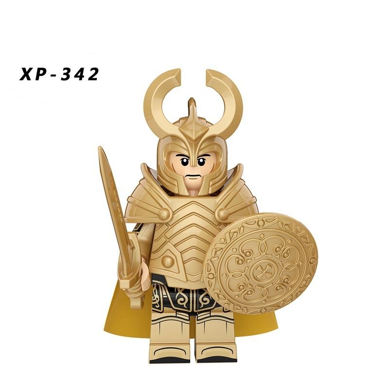 

Средневековый рыцарь-солдат, военный Асгард, детская развивающая игрушка KT1044