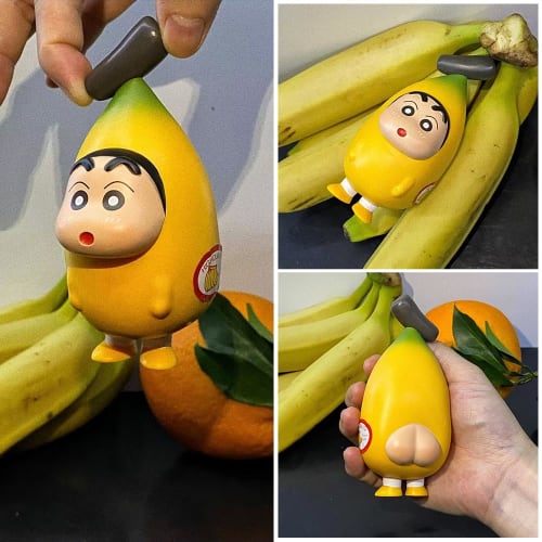 Crayon Shin-chan Decoration, Crayon Shin-chan Figure, 18cm PVC, Cute, Stylish, Popular, Pre-Colored Plastic Model, Gift, Doll Figure, Boys and Girls T