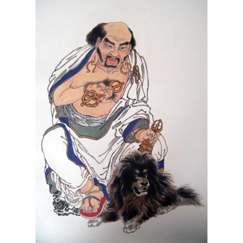

18 Arhats Color Poster - Framed Decorative Wall Art for Cafe, Study & Living Room White card paper (non-adhesive) 30*42 cm