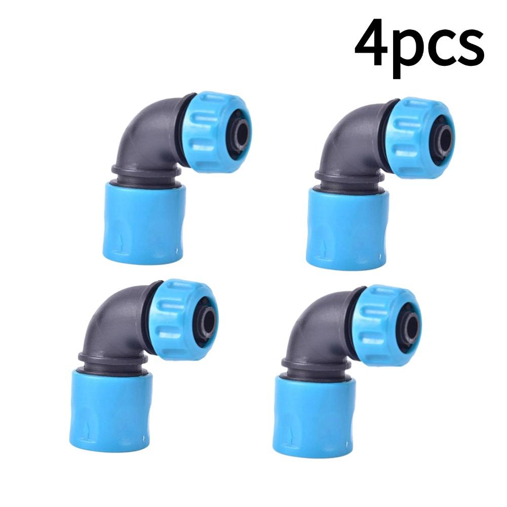 1/2/3/4/5 Stück 1/2" Gartenwasseranschluss Wasserhahnanschluss Winkelstück Kunststoffrohrfittings Bewässerungsschlauch Schnellverbindungsadapter