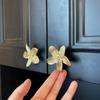 4pcs Flower Drawer Knobs Flower Cabinet Knobs Dresser Knobs 2.4 Inch (61mm) Gold Cabinet Door Knobs